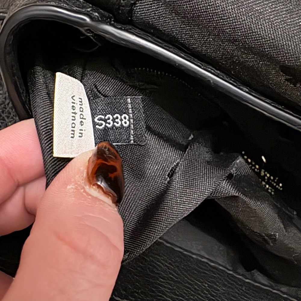 Kate Spade | Black Leila Medium Flap Pebbled Leather Backpack - Picture 4 of 5